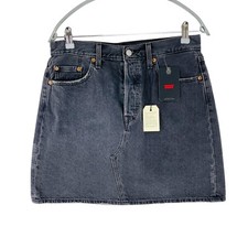 Jupe Mini En Jean Haute Taille
