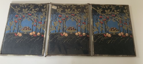 Ancien petit miroir - petit, triptyque