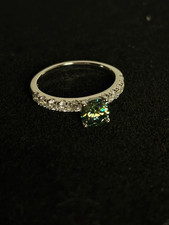 Bague Argent 925 Moissanite