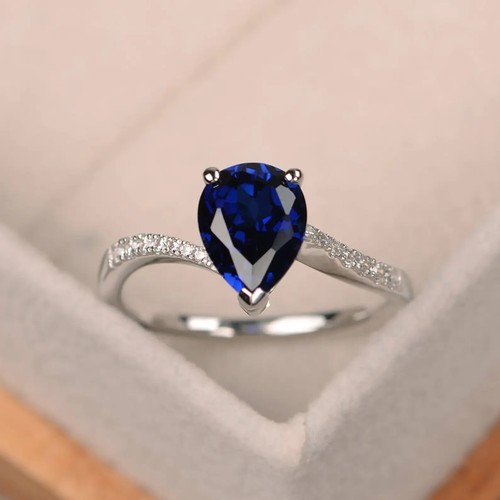 Bague fiançailles saphir - bague,