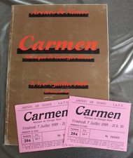 Carmen, Bizet - Programme
