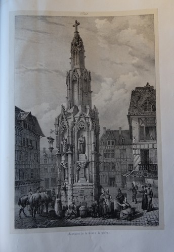 Villeneuve litho fontaine - villeneuve,