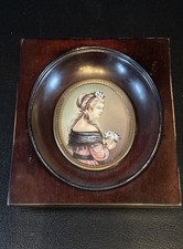 Ancien portrait miniature