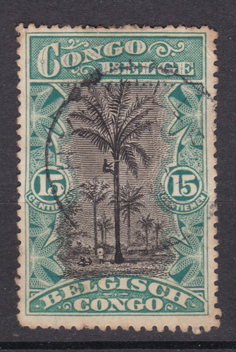 Timbre 1916 congo - timbre, belge