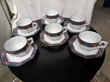 6 TASSES CAFÉ COQUET FORME