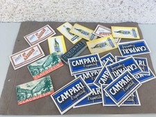 23 anciens papiers à cigarettes / Suze / Campari / Dubonnet / Clacquesin / Pubs