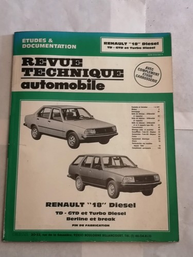 Revue technique renault r18 - revue,