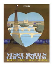 Affiche de voyage vintage
