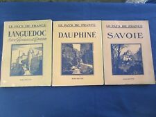 3 Livres LE PAYS DE FRANCE