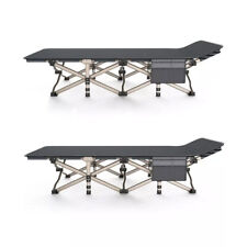 2x Lit de camp pliant Tourtecs