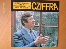 Vinyle 33T 🎶 CZIFFRA 🎶édition spéciale pour l'inauguration de musique et son🎶
