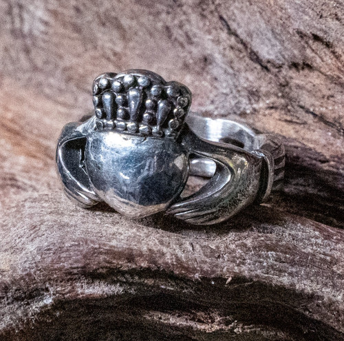 Bague claddagh 925 argent - bague,