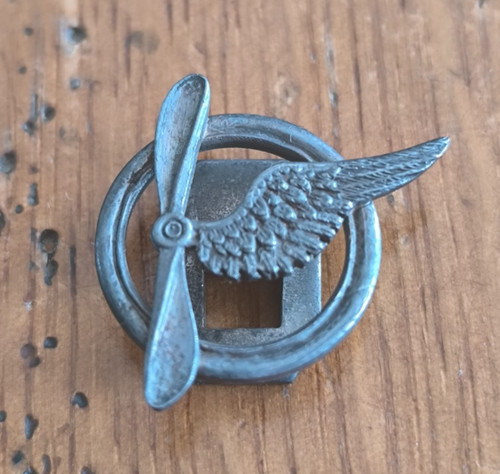 Insigne boutonnière argent - boutonnière, en
