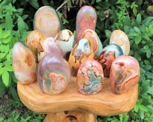 Polychrome jasper free form - polychrome,