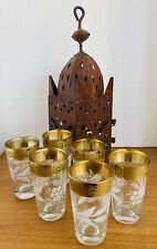 6 Verres à Thé Marocaine Orientales Photophores Service à Thé Set Déco 6-te