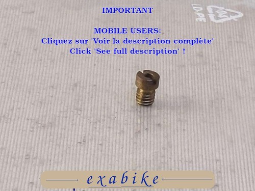 Gicleur principal pour honda - pour,