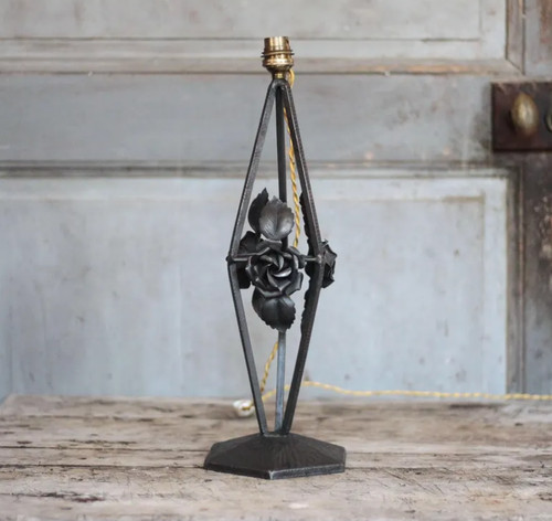 Lampe fer forgé vintage