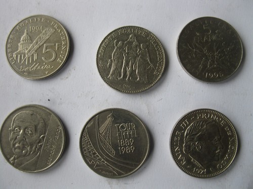 Lot pieces 5 francs - lot, de