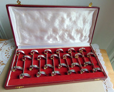 12 porte-couteaux  Art Deco en