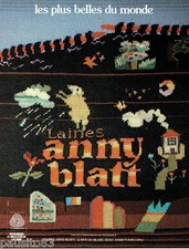 PUBLICITE ADVERTISING 115  1978  Les laines ANNY BLATT WOOLMARK