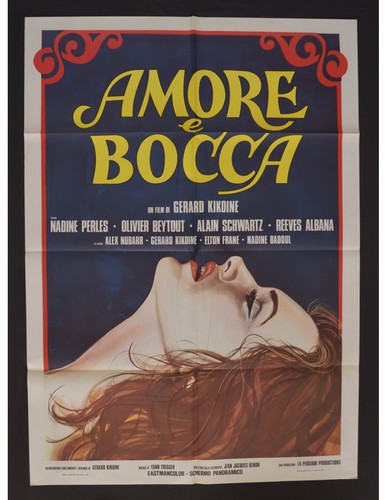 Affiche amour bouche - affiche,