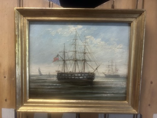 Tableau peinture marine xixeme - peinture,