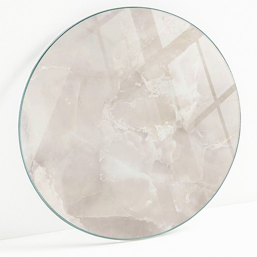 Plateau table verre - plateau, pour