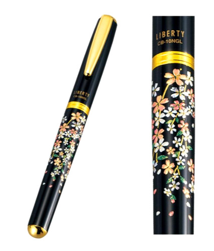 Stylo bille laqué japonais - laqué,