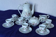 SERVICE À CAFÉ EN PORCELAINE