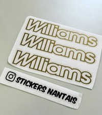 Kit 3x stickers Clio Williams 