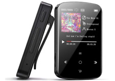 Lecteur MP3 Sport Mini Portable Podomètre E-Book 32G 128G Bluetooth USB Radio FR