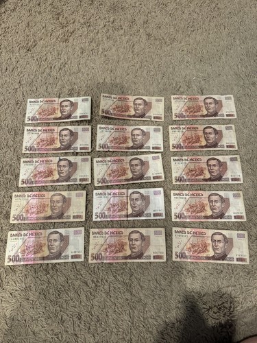500 pesos mexico bill - pesos, billete