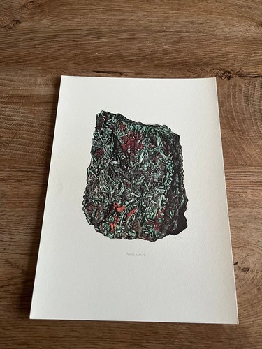 Gravure minéraux n104 - minéraux,