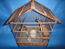 Ancienne cage oiseaux en - ancienne, à