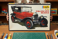 Maquette Heller 1/24 – Citroen 5HP Trefle – complete vintage – tres bon etat