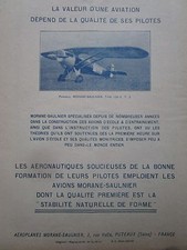 1927-28 PUB MORANE SAULNIER