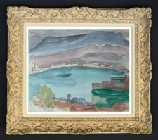 ELISABETH HAHN (1924-2021) Elève de Souverbie PAYSAGE PRES DE COLLIOURE (164)