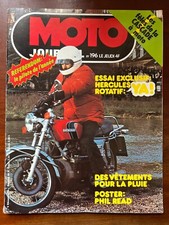 MOTO JOURNAL n°196 du 5/12/1974; Essai Hercules rotatif/ Les cascades au cinéma
