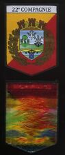POMPIERS PARIS / 28° COMPAGNIE - THERMOCOLLANT AU DOS - 1° TIRAGE - TISSU