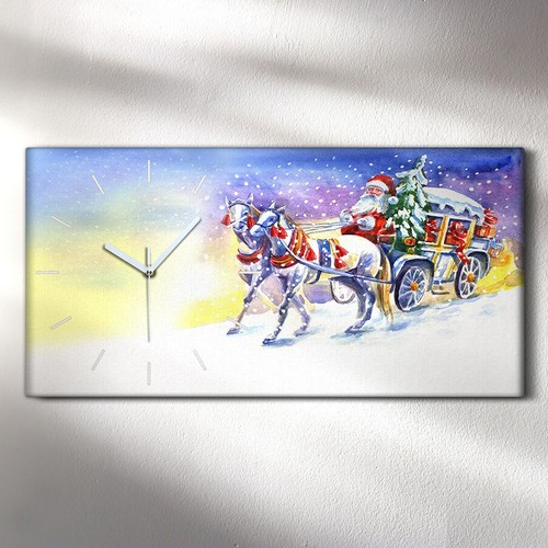 Horloge murale sur - toile, 60x30