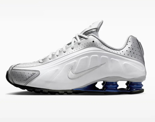 Nike shox metallic silver - shox, r4