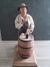 Ancien Santon Provençal Signé Landucci (Le Vigneron)