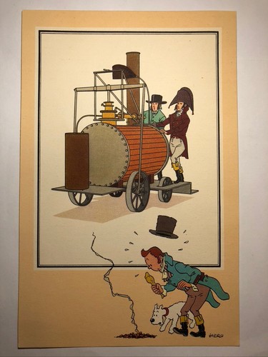 Herge tintin chromo voir - chromo,