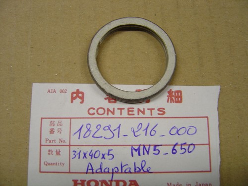 Joint échappement honda - joint, d'échappement