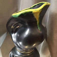 CRUCHE OU PICHET EN FAÏENCE DE VALLAURIS LUNETTA VINTAGE