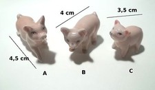 cochon,3 modèles, figurine