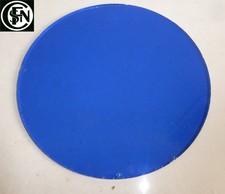 Verre rond de couleur bleu 158 mm lanterne chemin de fer train 1930