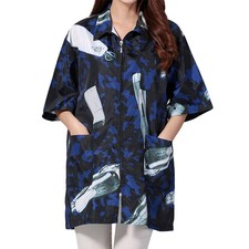 1pc Salon Coiffure Travaux Vêtements Coiffure Smock Smock Uniforme de coiffeur