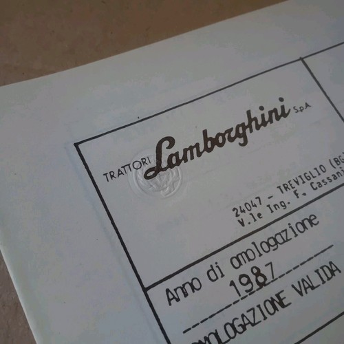 Tracteur lamborghini 775 - tracteur,