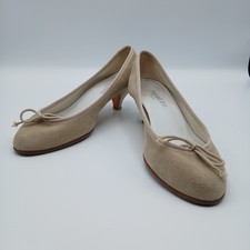 Repetto Beige Suede Pumps